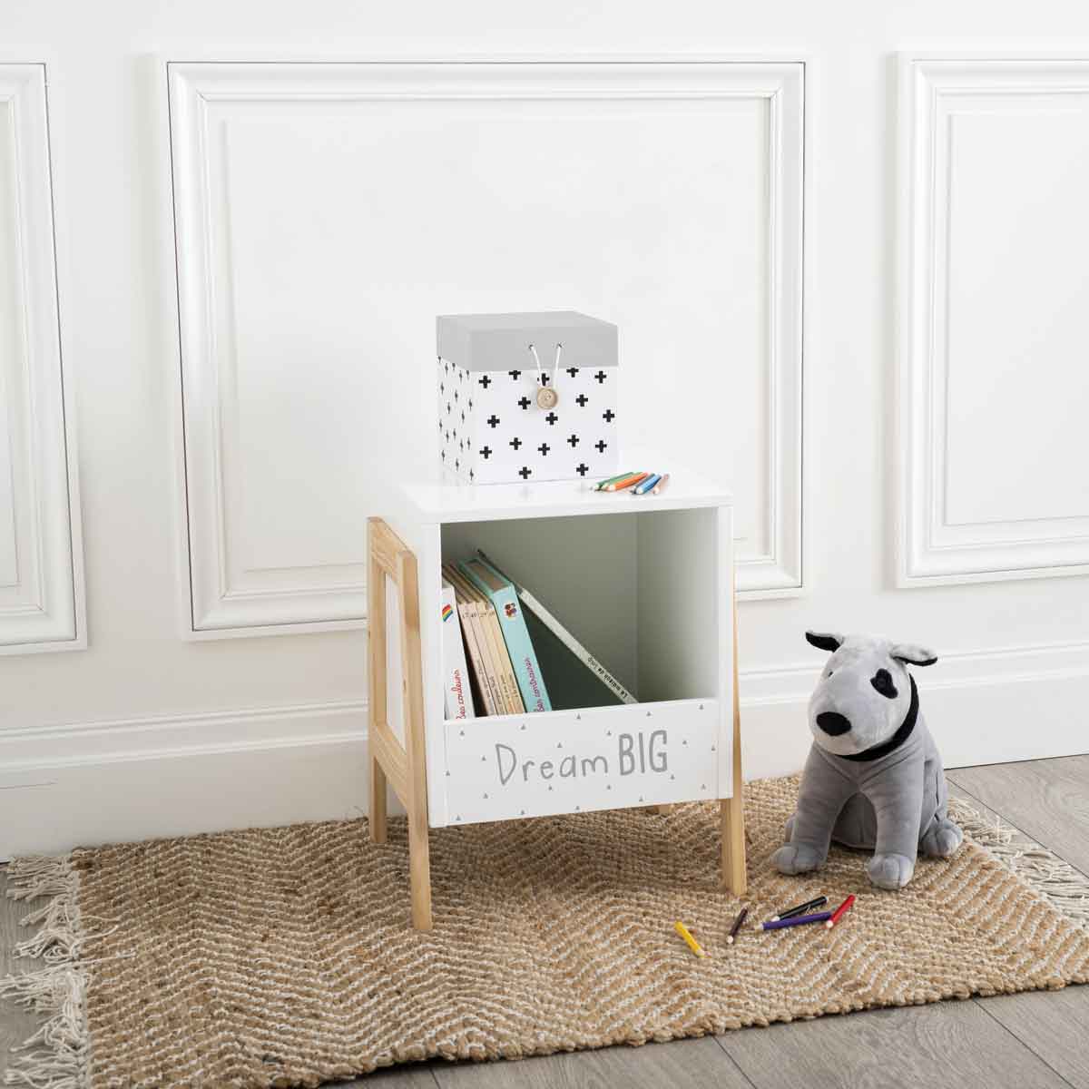 Cubo de arrumação com suporte,  Cubo de arrumação com suporte