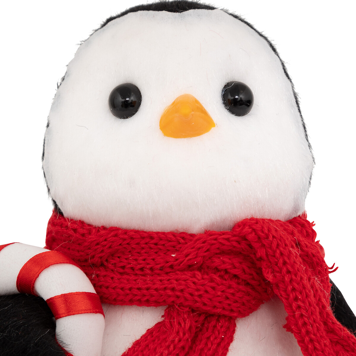 Figura de pinguim com bengala
