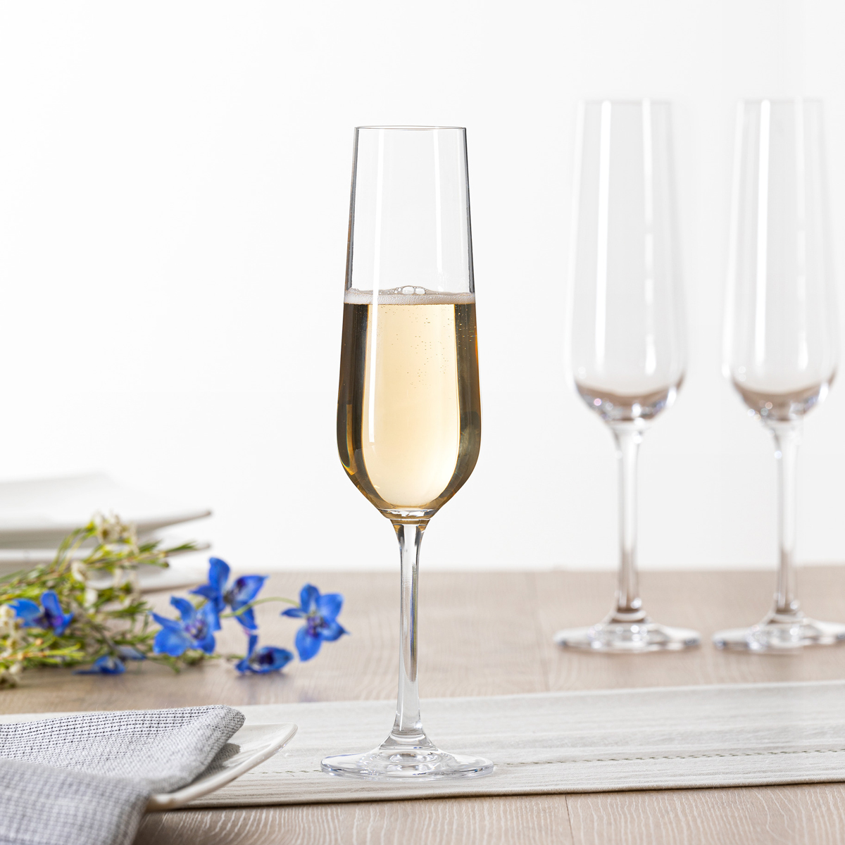 Copo de champanhe LENA em vidro CRISTALINO 20cl