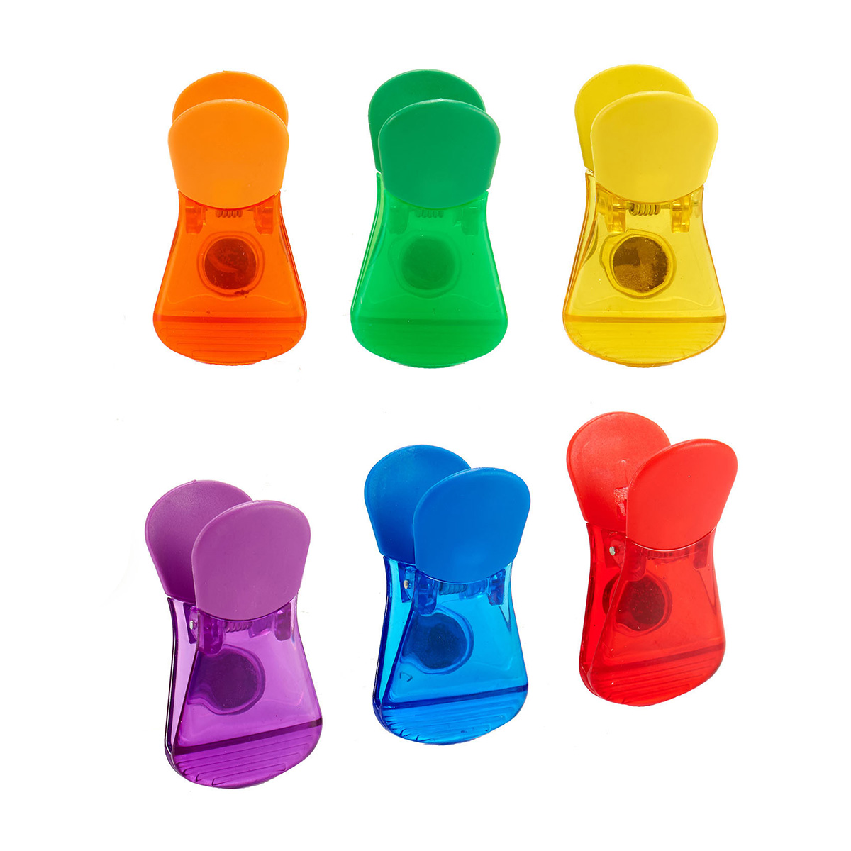 Conjunto de 6 molas clip magn&eacute;ticas