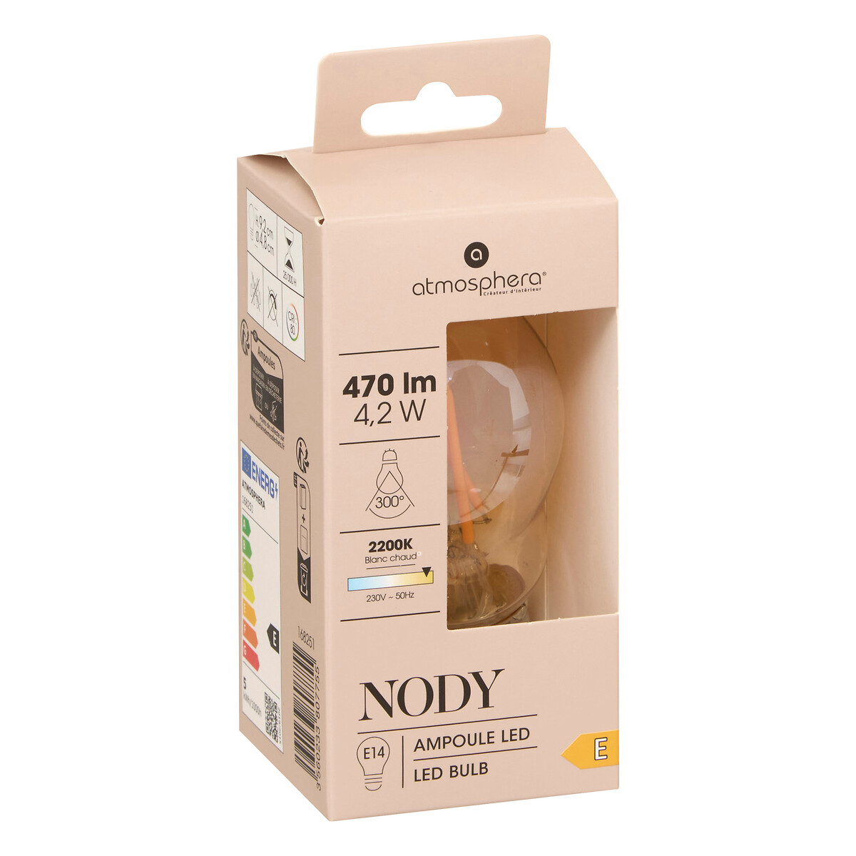 Lâmpada VINTAGE âmbar led a48 4,2w