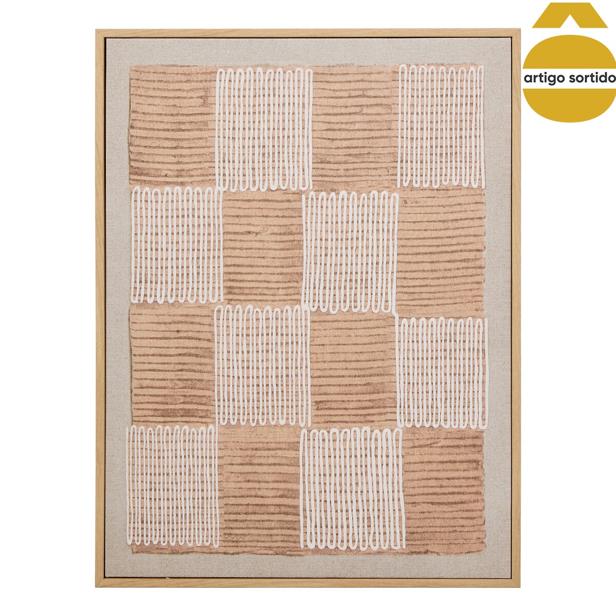 Quadro decorativo BAKA castanho 30x40cm