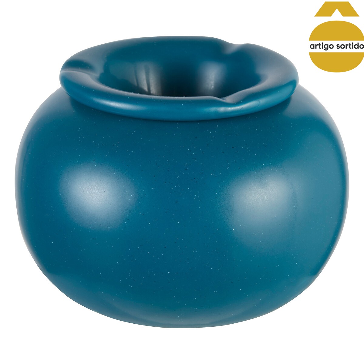 Cinzeiro YUCATAN em cer&acirc;mica 15,5cm