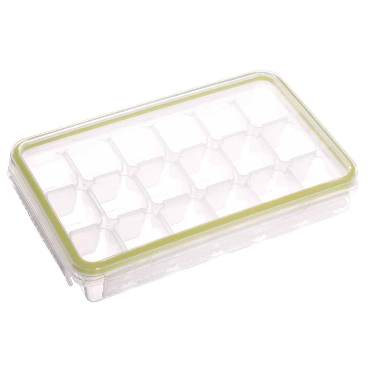 Cuvette 18 cubos gelo cinza com tampa,  Cuvette 18 cubos gelo cinza com tampa