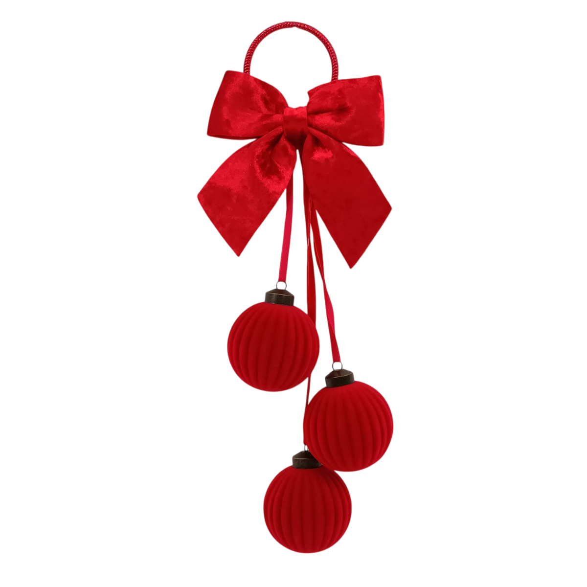 Pendurante com bolas de Natal 40cm