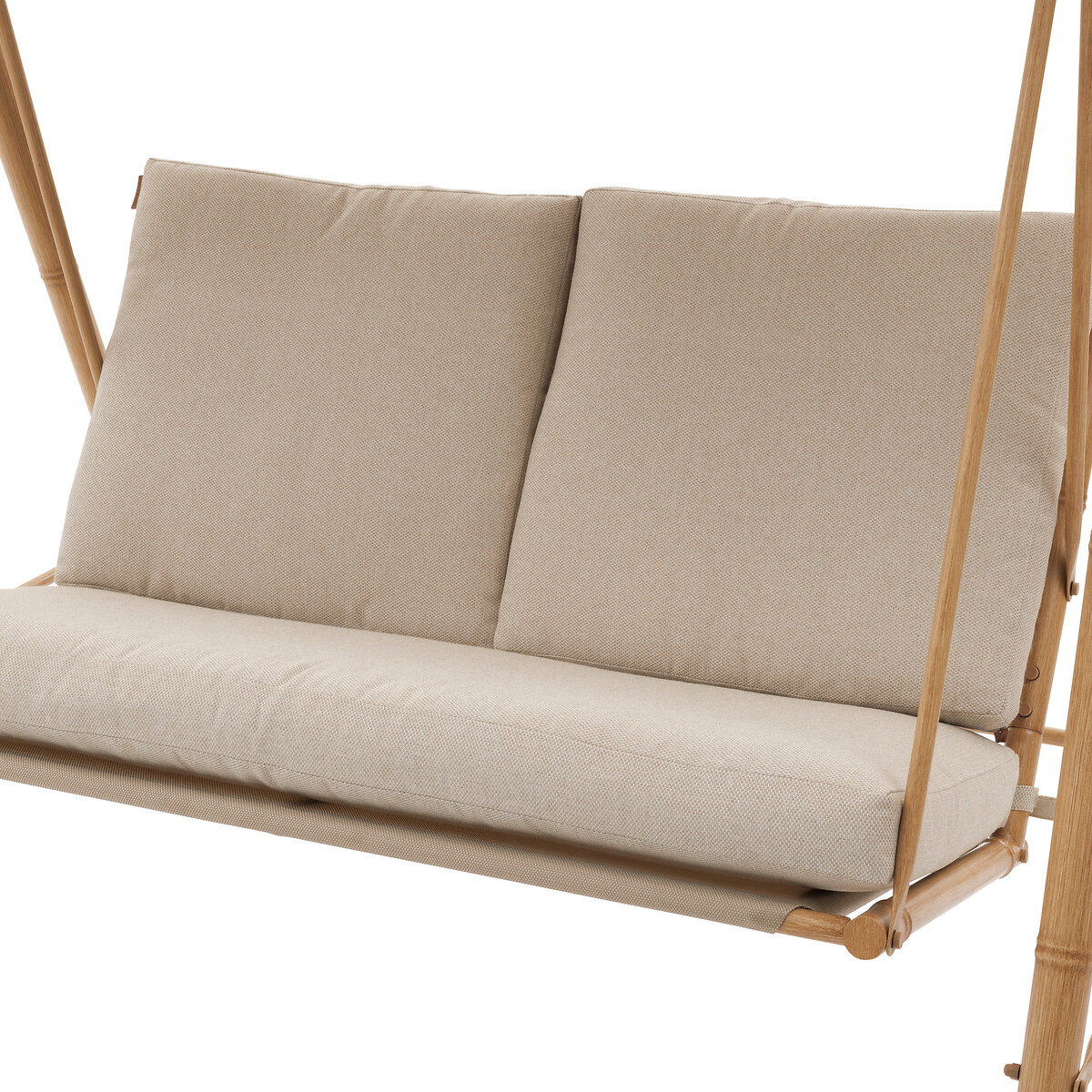 Baloiço Baroe Aço Efeito Madeira 2 Lugares