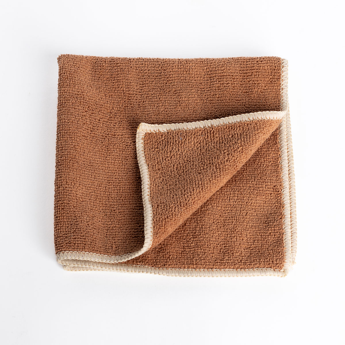 Conjunto de 3 panos microfibra terracota 34x34cm