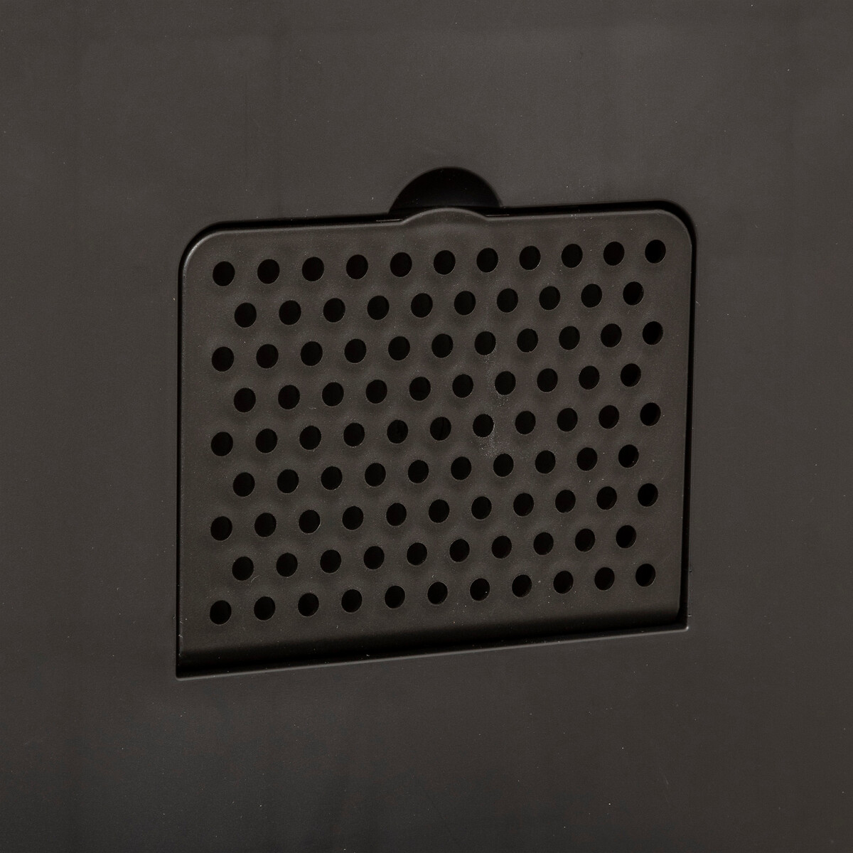 Balde do lixo DELTA preto em metal 30l