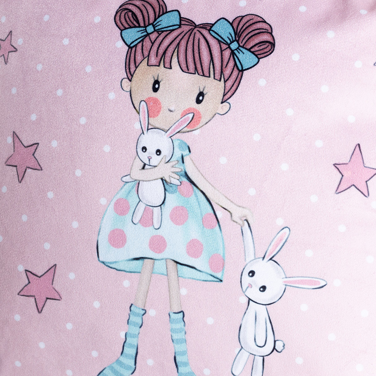 Almofada com pompons ZOE 40x40cm