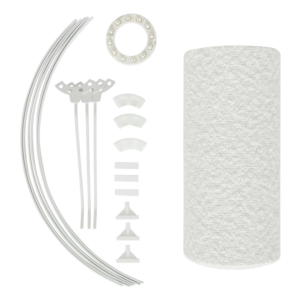 Abajour BELINE branco 50cm