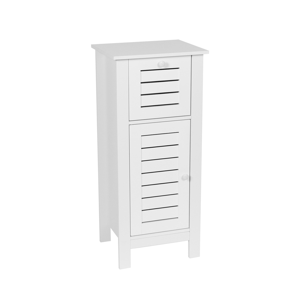 M&oacute;vel Baixo WC Santorin Branco Em MDF