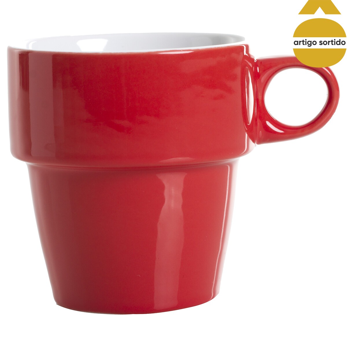 Conjunto de 6 chávenas coloridas