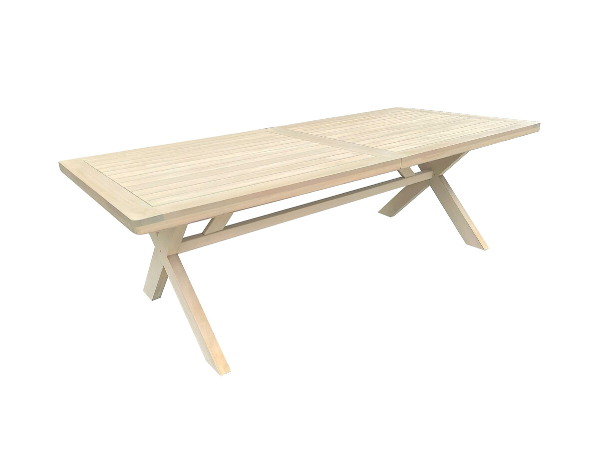 Mesa extens&iacute;vel XENIA em madeira eucalipto