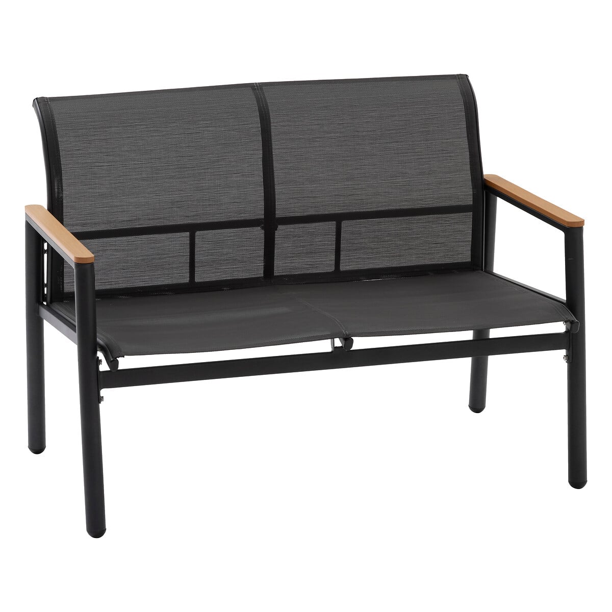 Conjunto de jardim RELAX 4 lugares cinza escuro