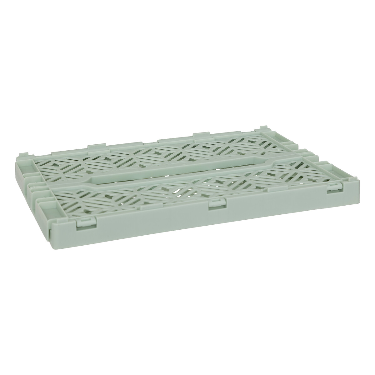 Caixa dobr&aacute;vel verde 30x20x11cm