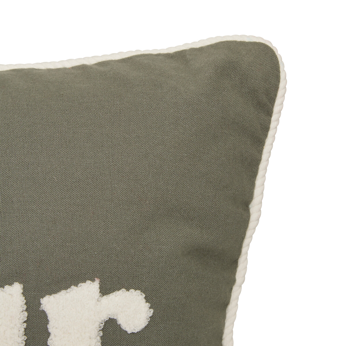 Almofada CHERRY verde caqui