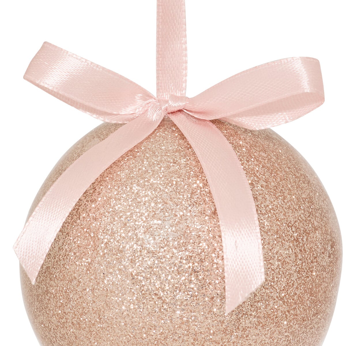 Bola de natal rosa 7,5cm