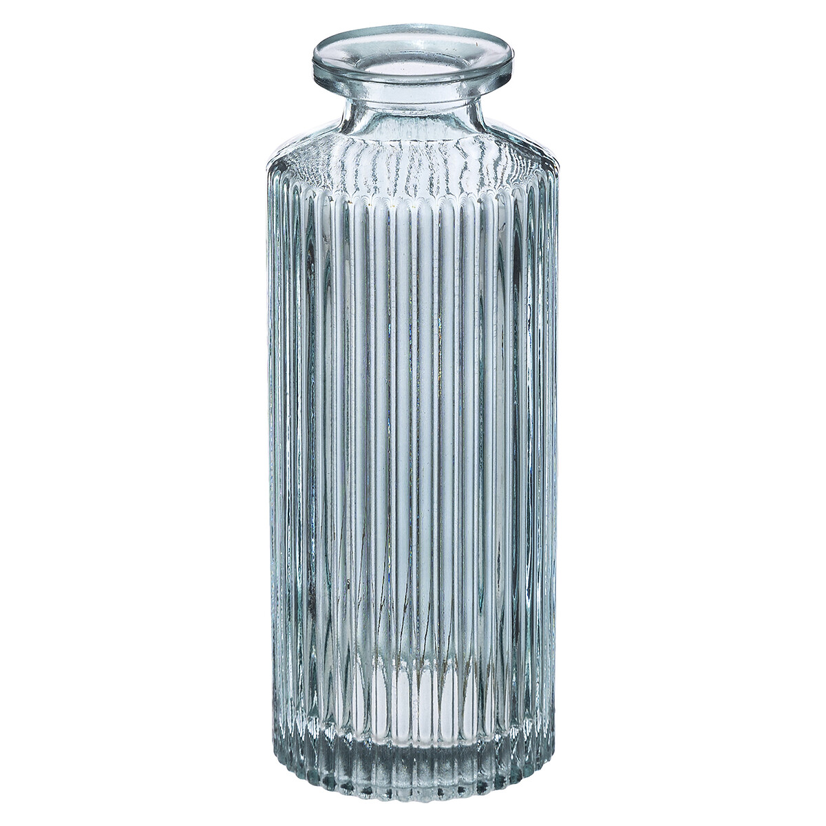 Conjunto de 3 jarras ESTRIADO verde em vidro