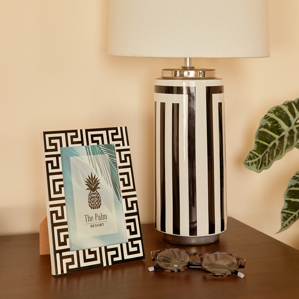 Moldura preto e branco 13x18cm