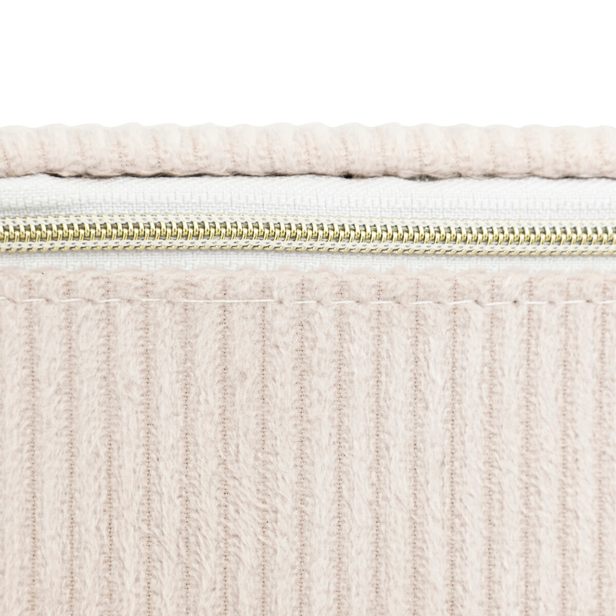 Caixa de bijuteria em veludo bege ENYA 