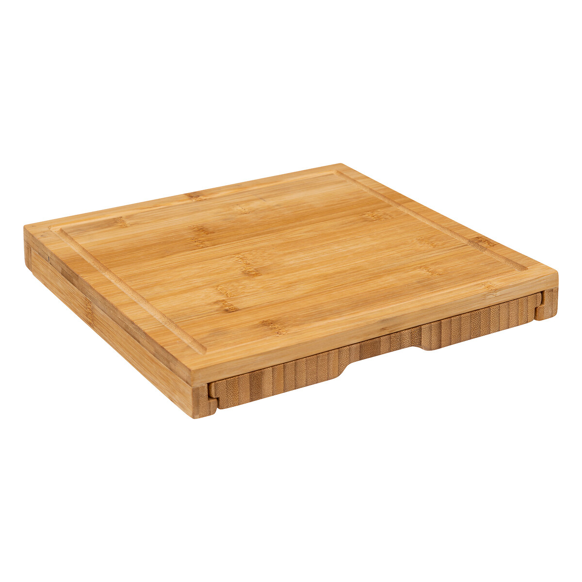 T&aacute;bua para queijo em bambu com 4 facas