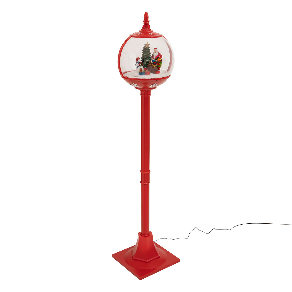 Poste decorativo vermelho 150cm
