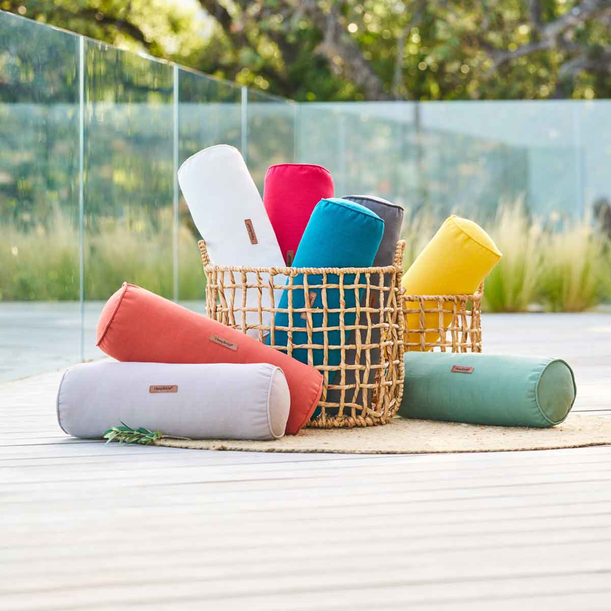 Almofada para espreguiçadeira KORAI taupe