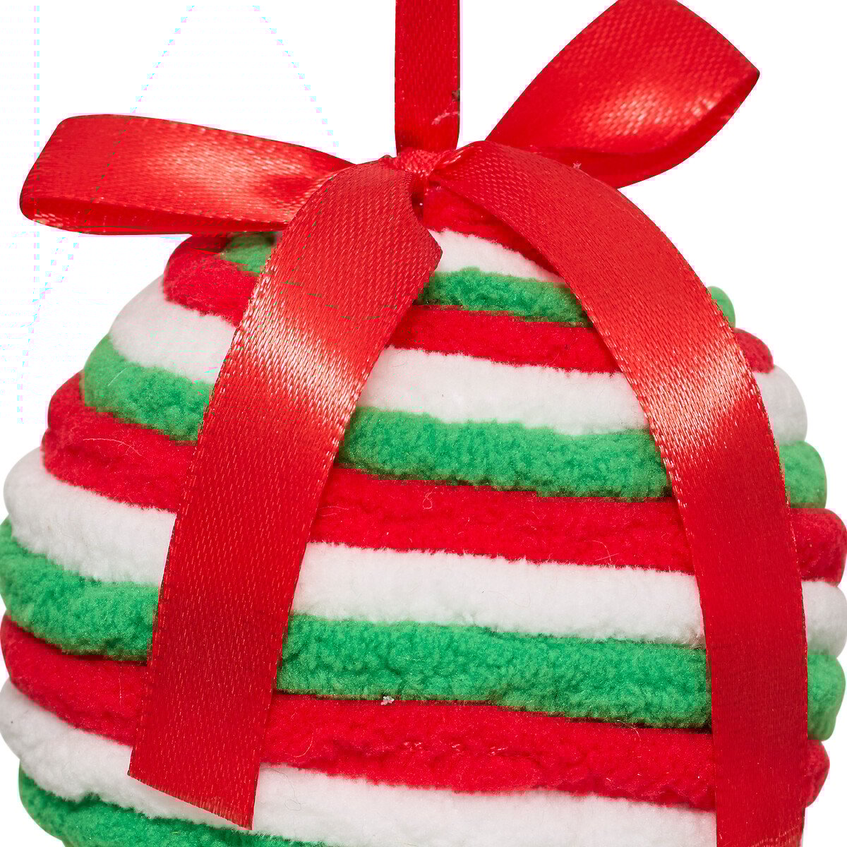 Bola de natal com riscas 8cm,  Bola de natal com riscas 8cm