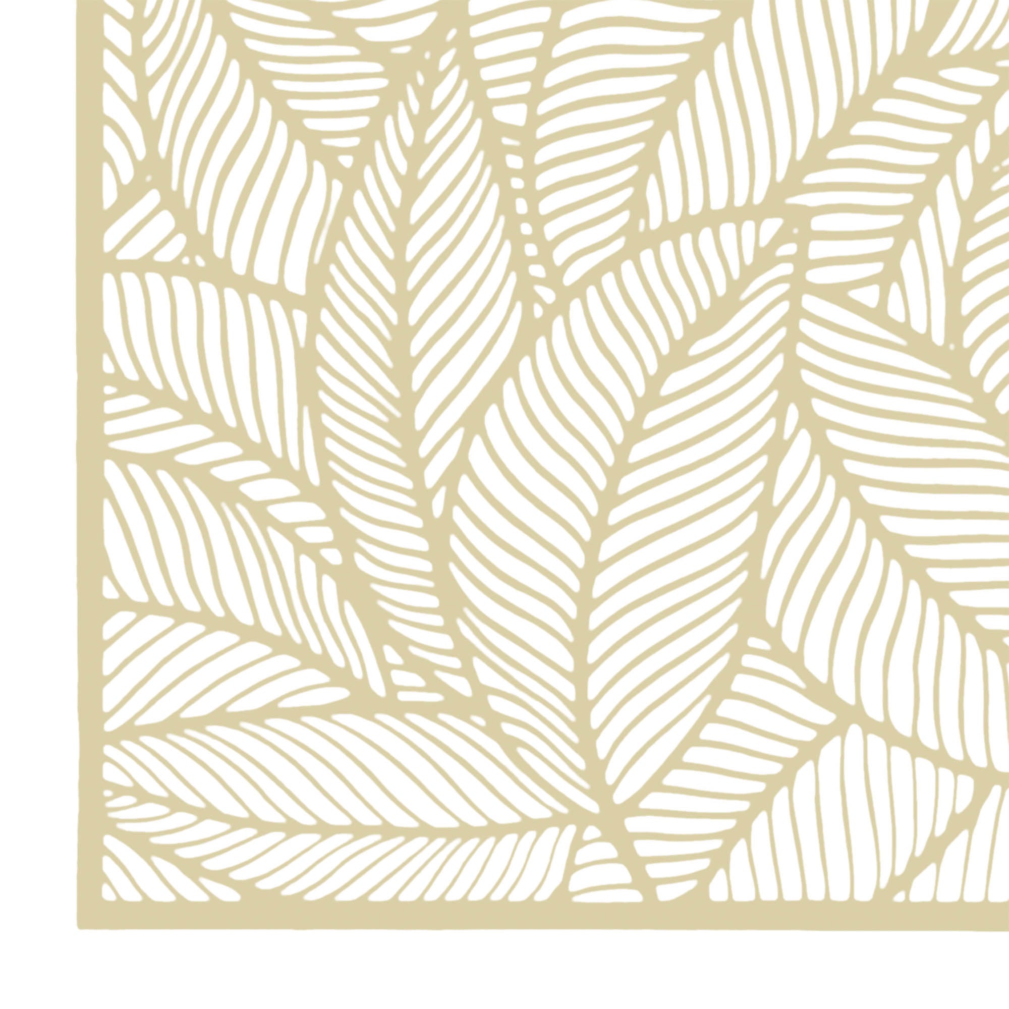 Individual de mesa dourado