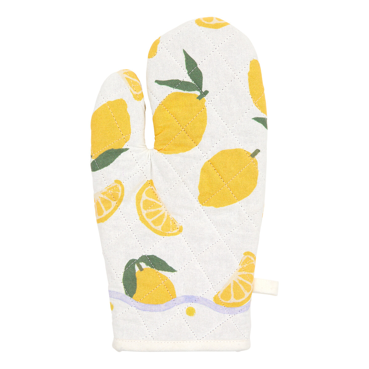 Conjunto de luva e pega de cozinha FRUITY branco