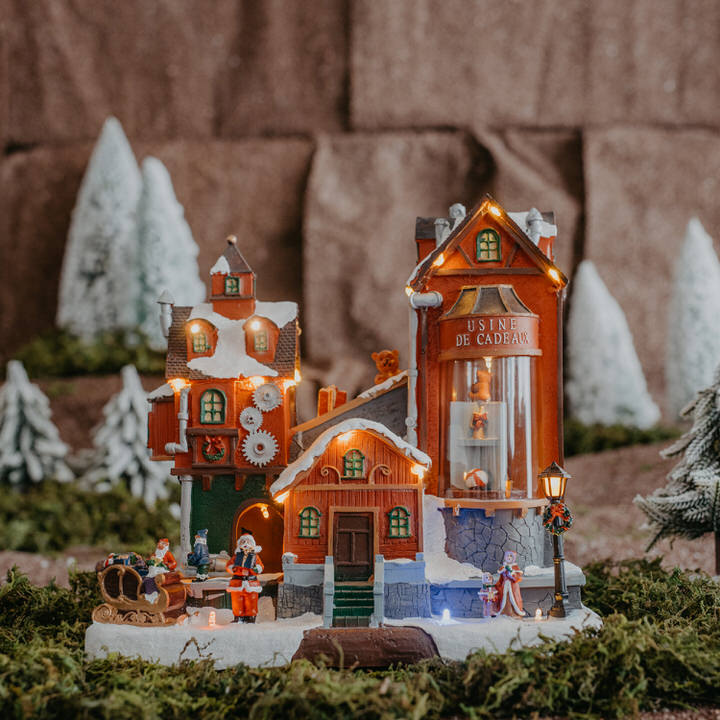 Fábrica de presentes vermelho,  Fábrica de presentes vermelho