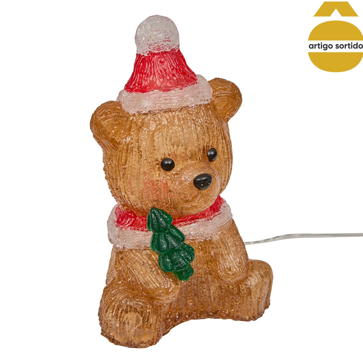 Figura natal&iacute;cia luminosa 15x21cm