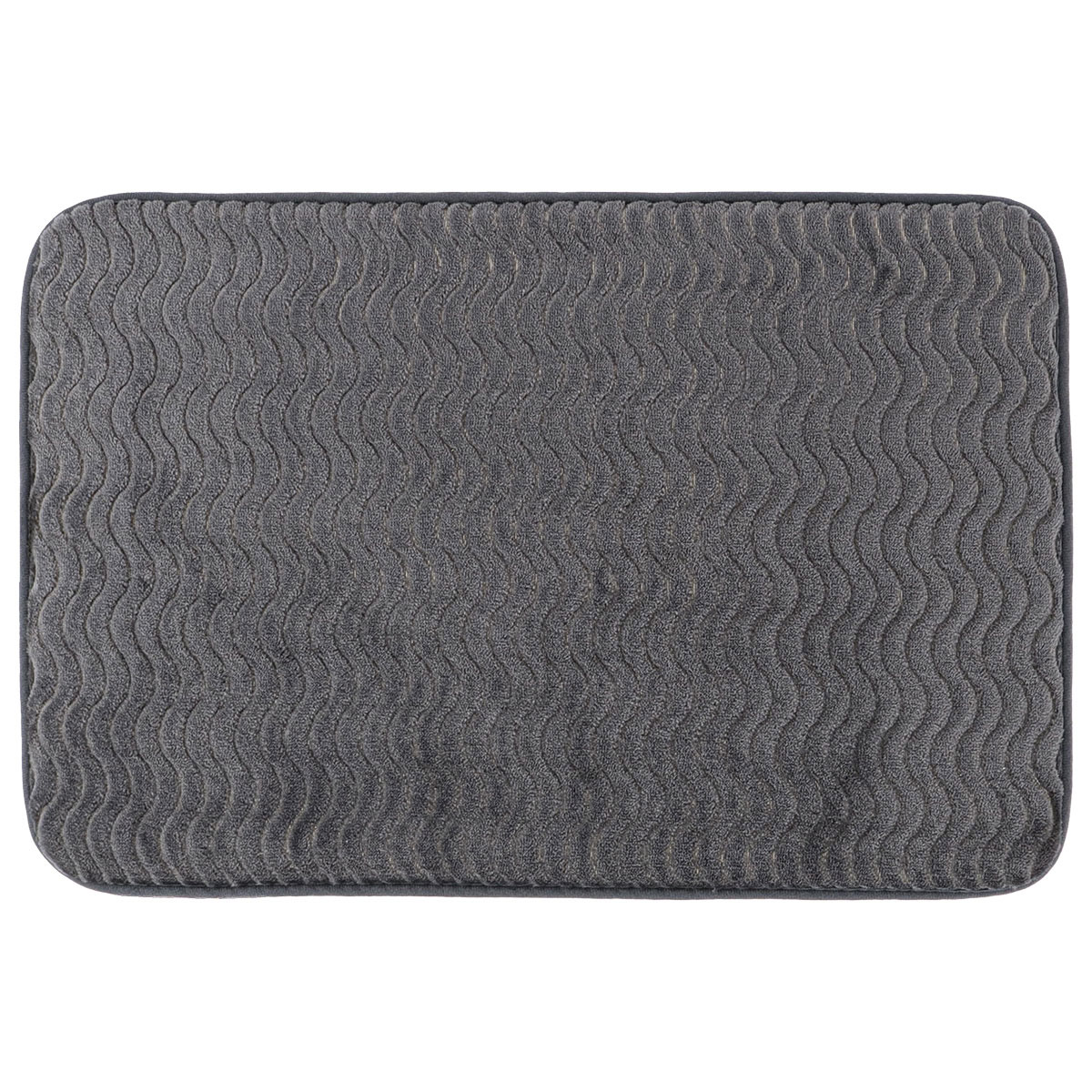 Tapete wc cinza escuro 60x40cm