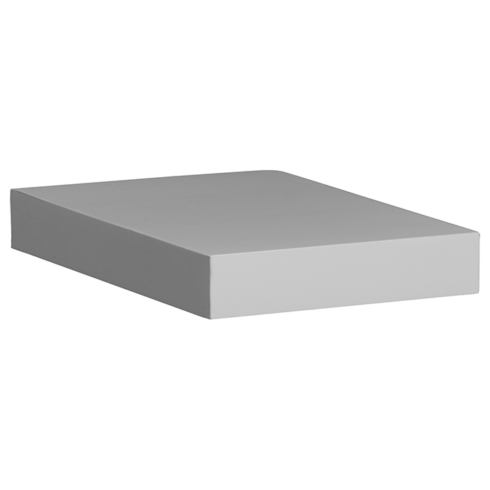 Prateleira kit deco branca 3,8x23,5x23,5cm,  Prateleira kit deco branca 3,8x23,5x23,5cm