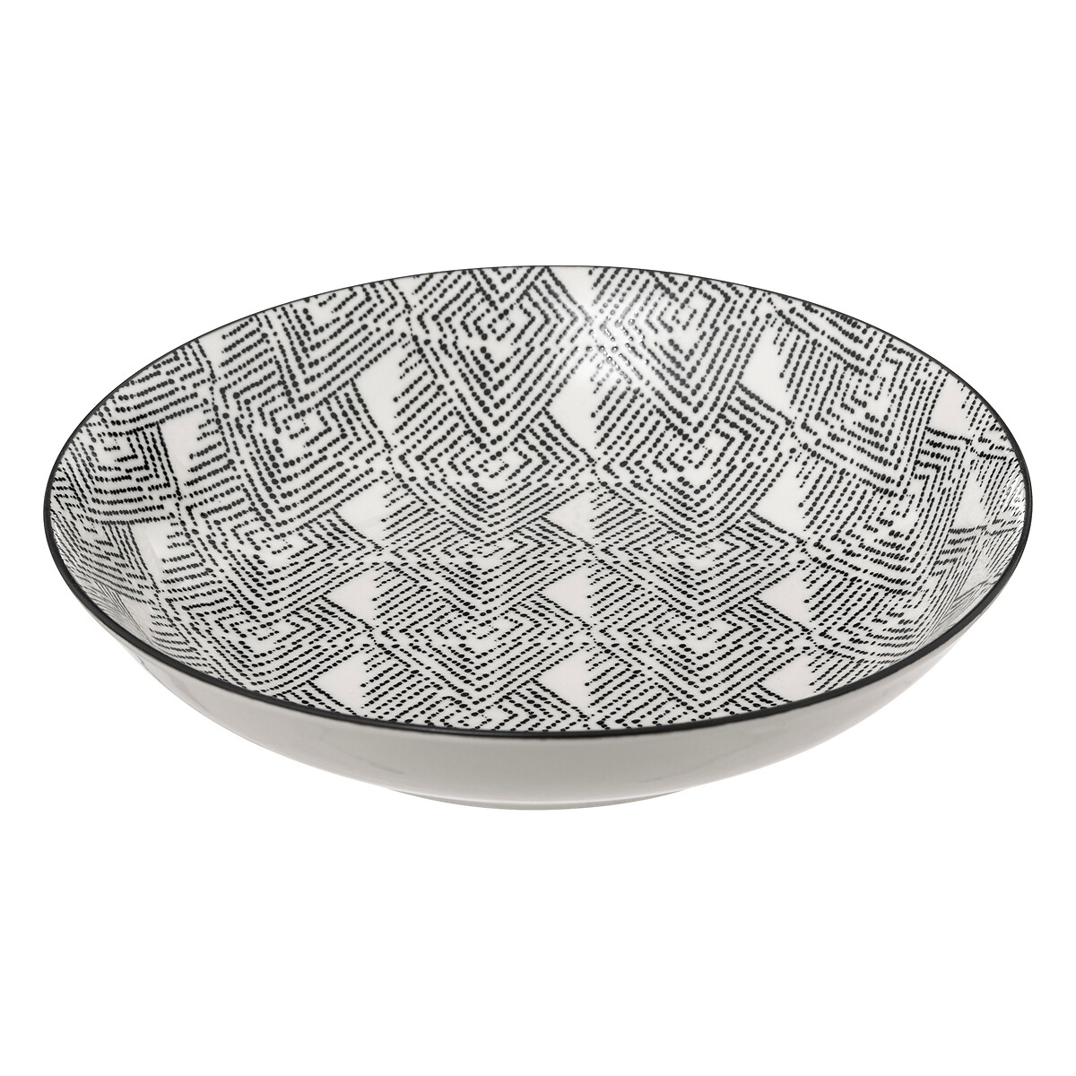 Serviço de mesa 18 peças decorado BOHEMIA ETNIC,  Serviço de mesa 18 peças decorado BOHEMIA ETNIC