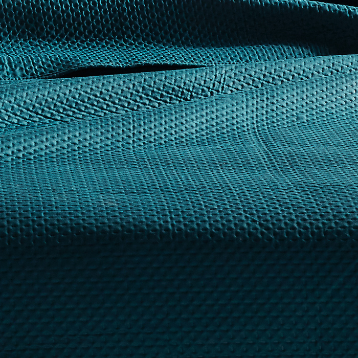 Colcha e 2 capas de almofada DOLCE VITA azul petr&oacute;leo 240x260cm
