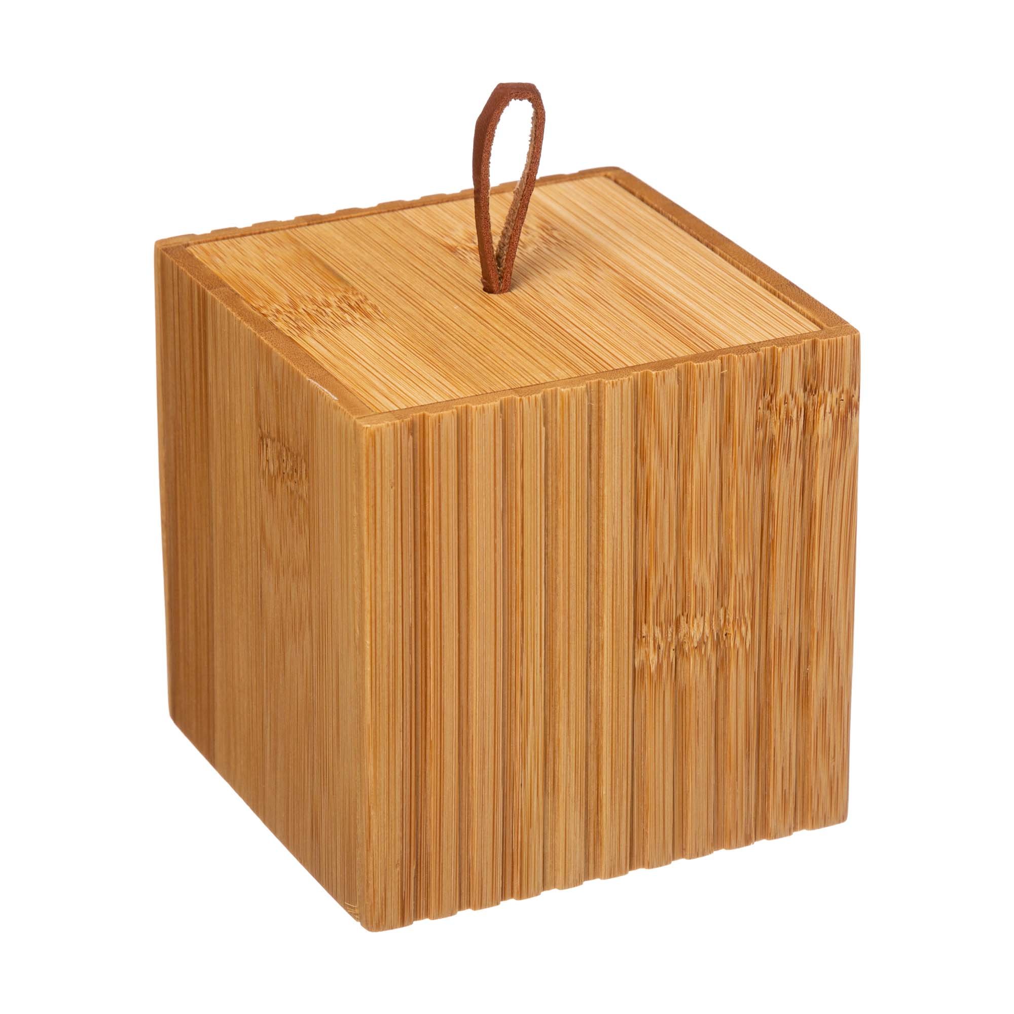 Pote para algodão TERRE INCO em bambu,  Pote para algodão TERRE INCO em bambu