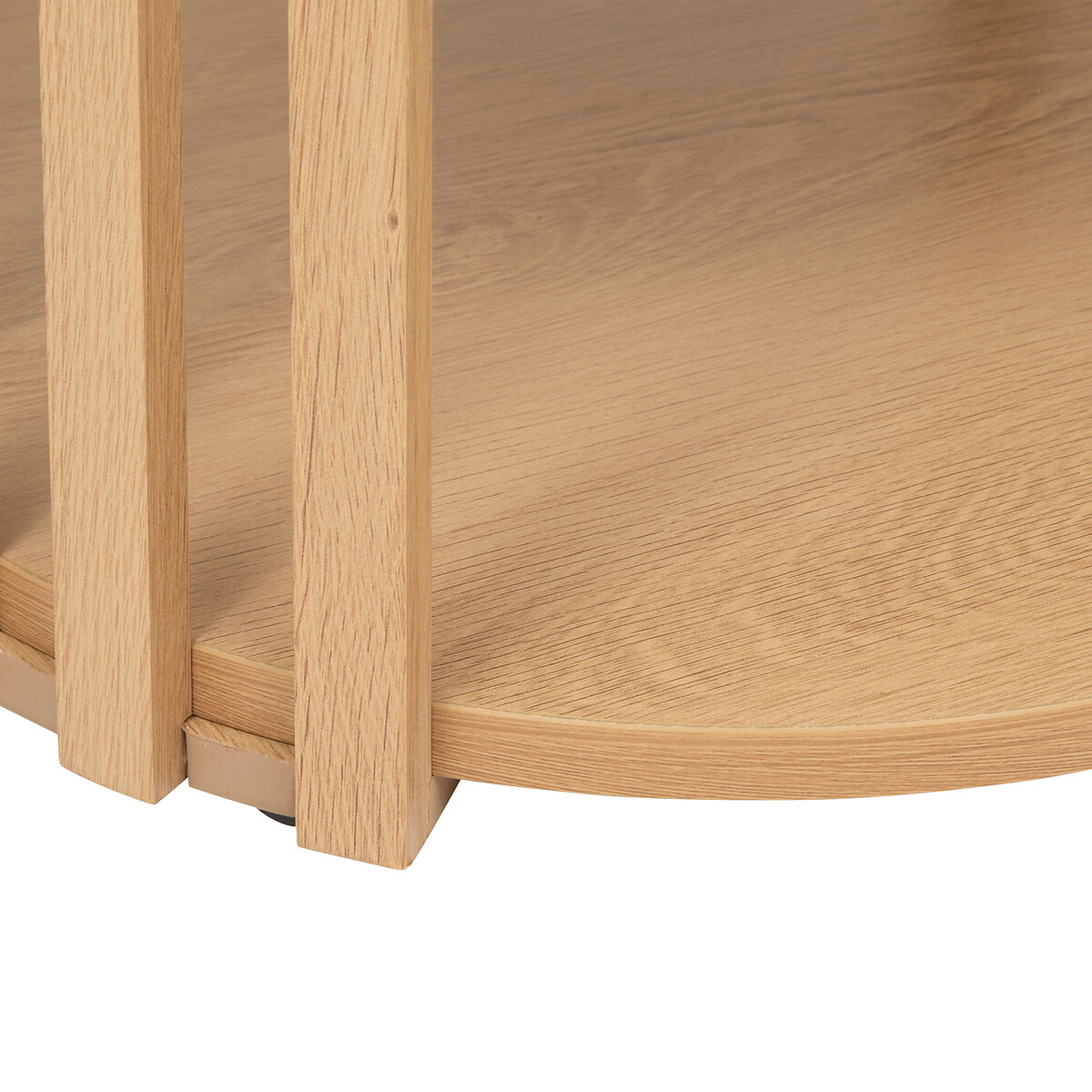 Mesa de apoio SLAT bege D40x48cm