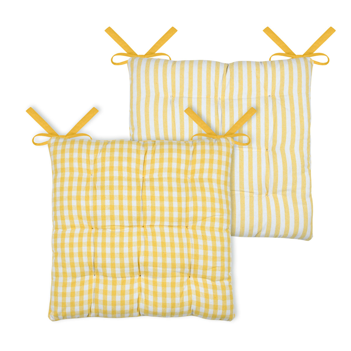 Coxim para cadeira SOLEIL amarelo 40x40cm
