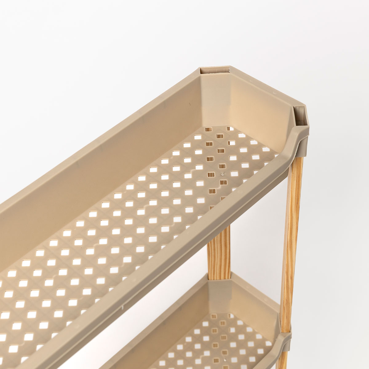 Estante multifuncional bege