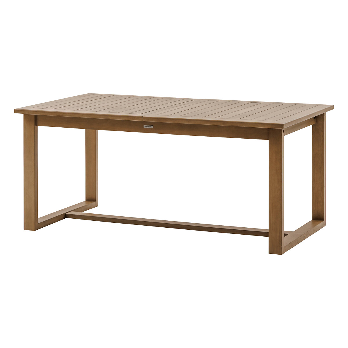 Conjunto de mesa RIONI extens&iacute;vel e 6 cadeiras MOOR&Eacute;A terre d'ombre
