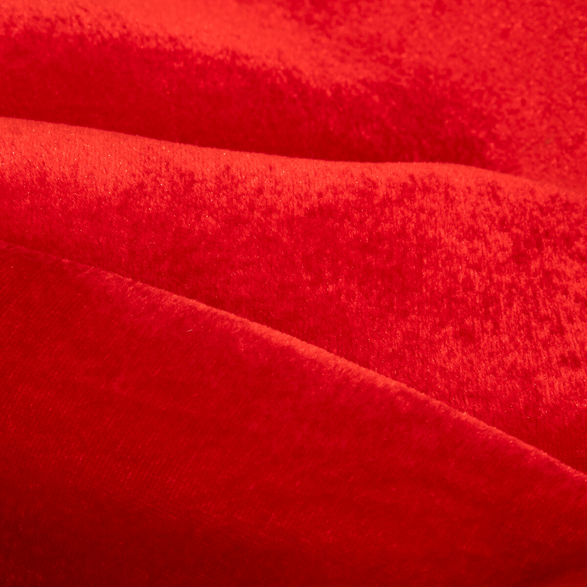 La&ccedil;o vermelho com efeito de veludo 70x67cm