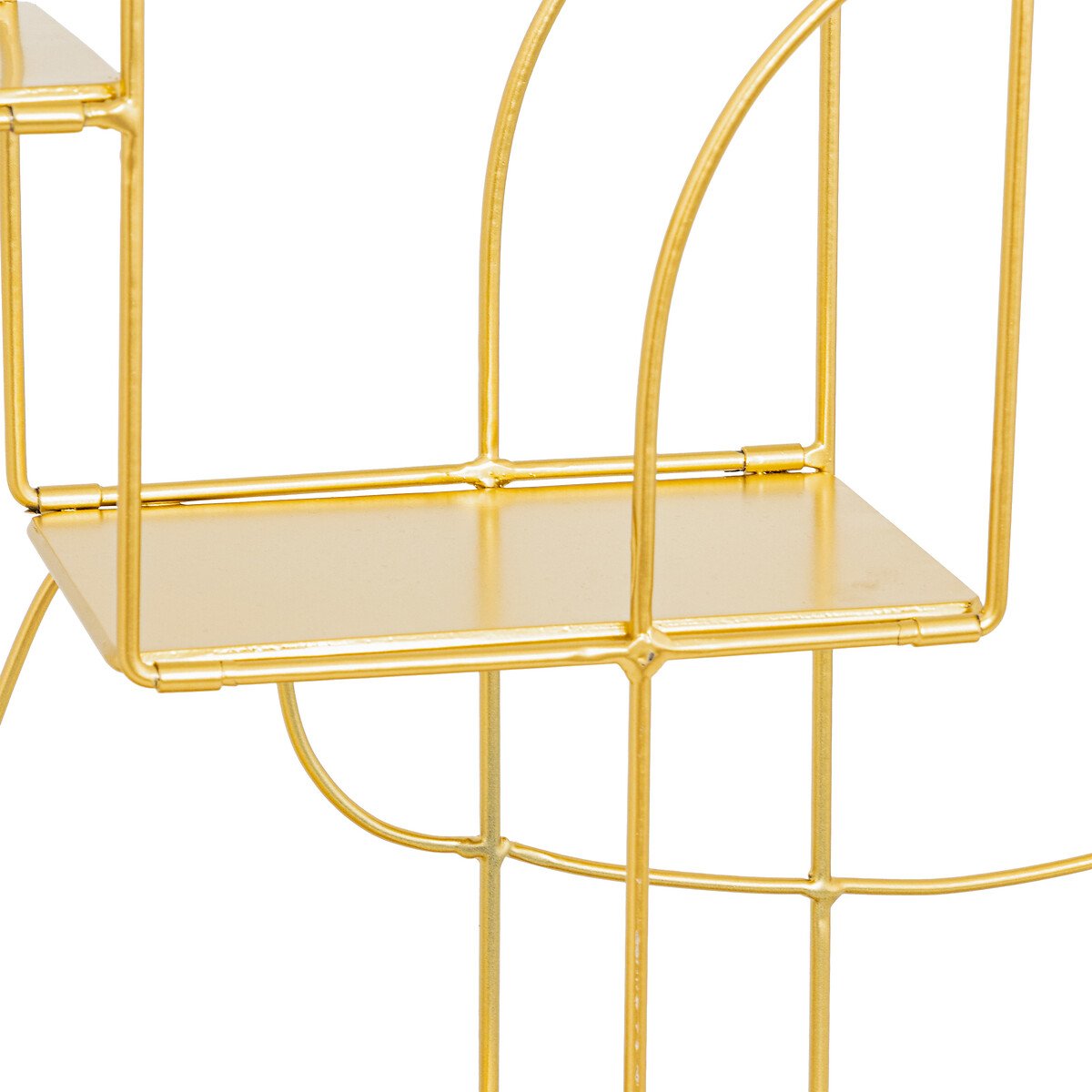 Estante TINA dourado em metal