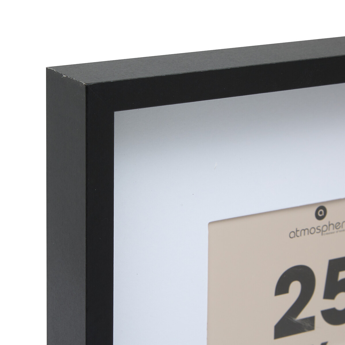 Moldura AXEL mdf preto 25x25cm