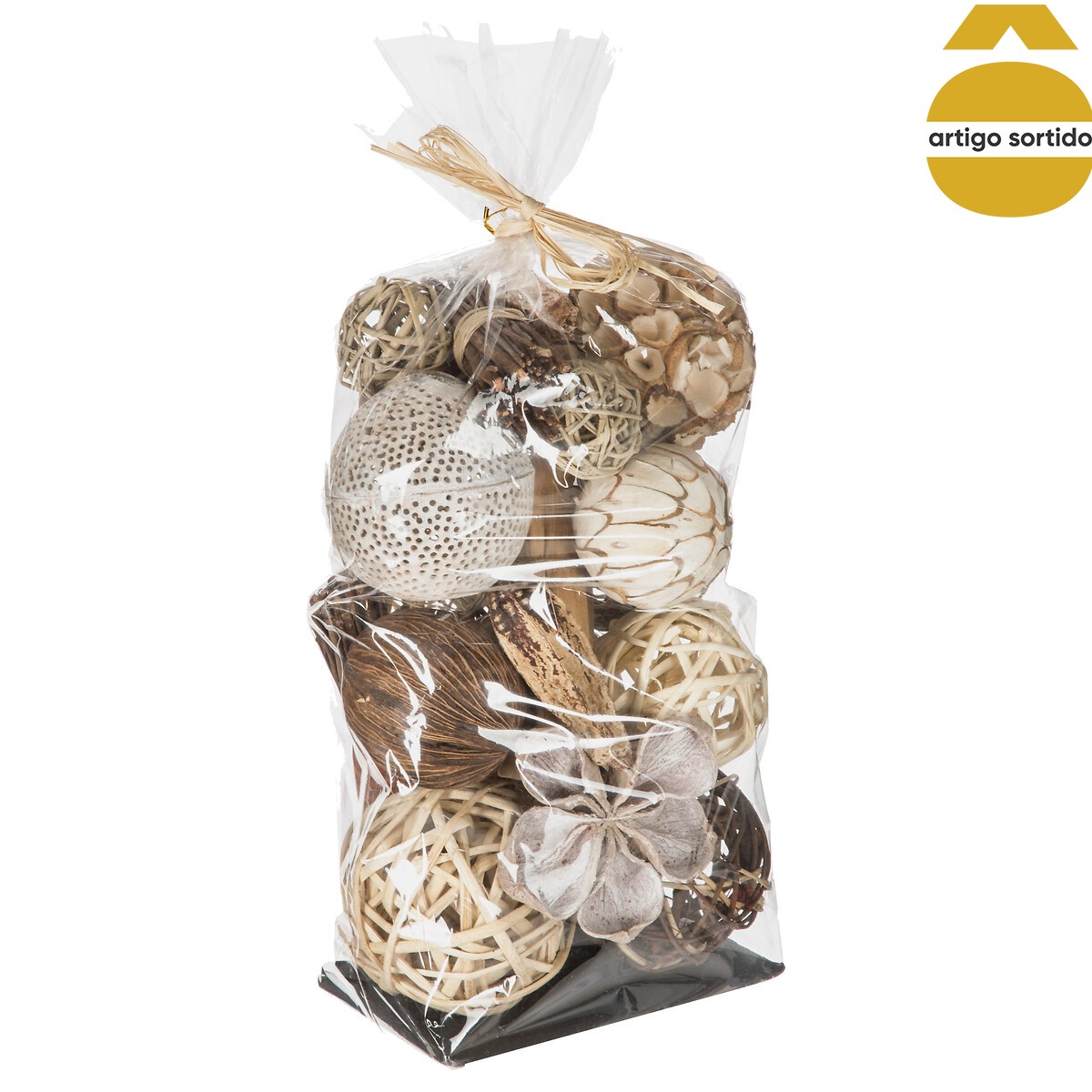 Bolas decorativas natural 500g