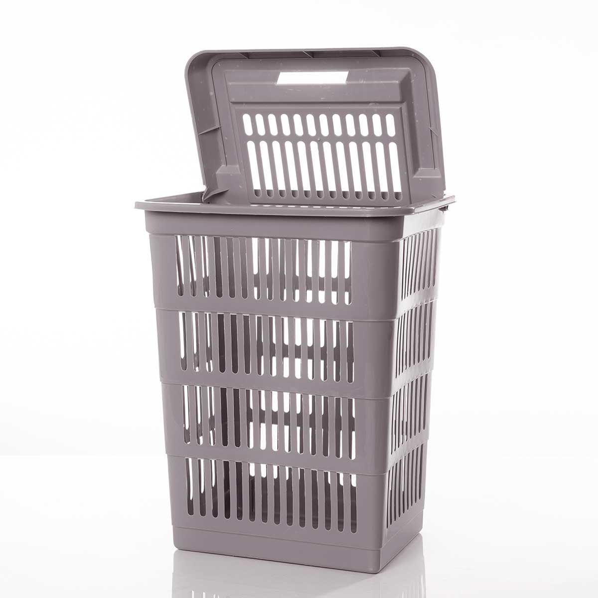 Cesto de roupa wc taupe SAND com tampa