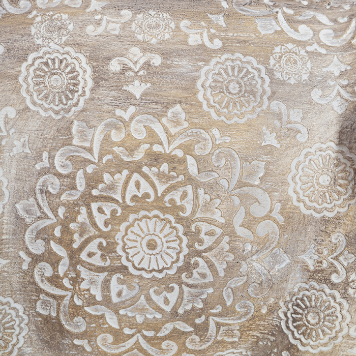 Estatueta decorativa elefante branco