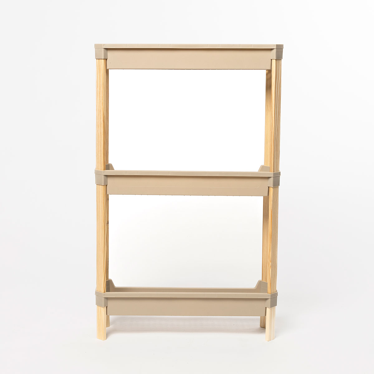 Estante multifuncional bege