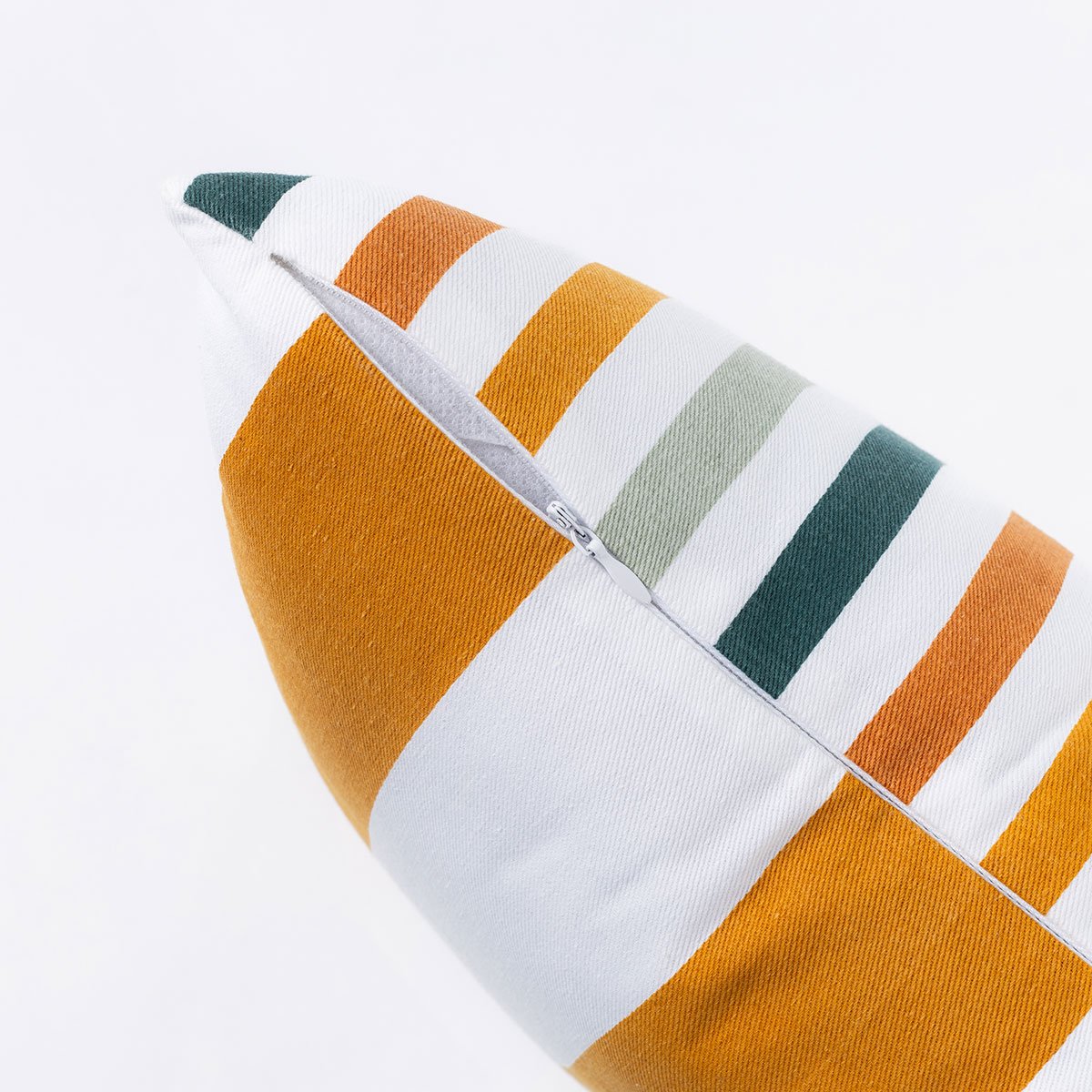 Almofada STRIPESS ocre revers&iacute;vel 40x40cm