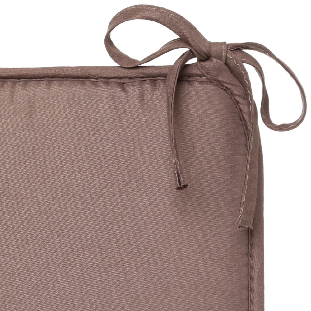 Coxim taupe para cadeira